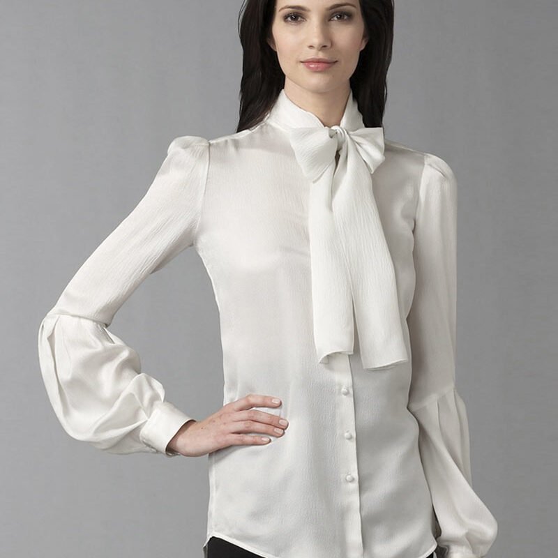 Ivory Elegance Bow Top