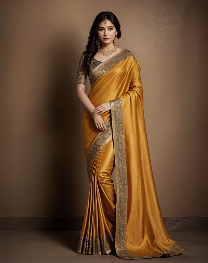 Sequin Silk Saree