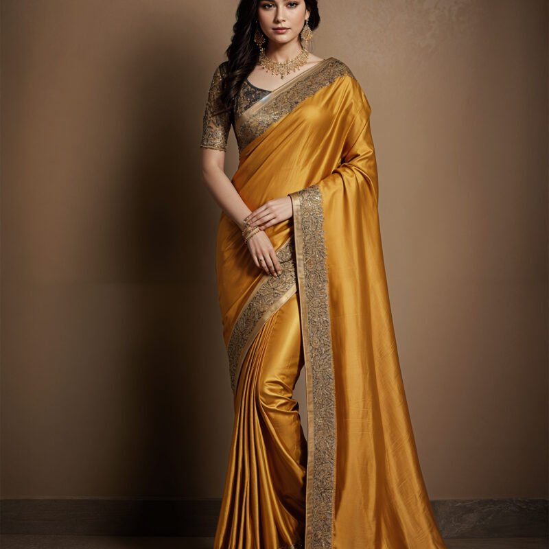 Sequin Silk Saree