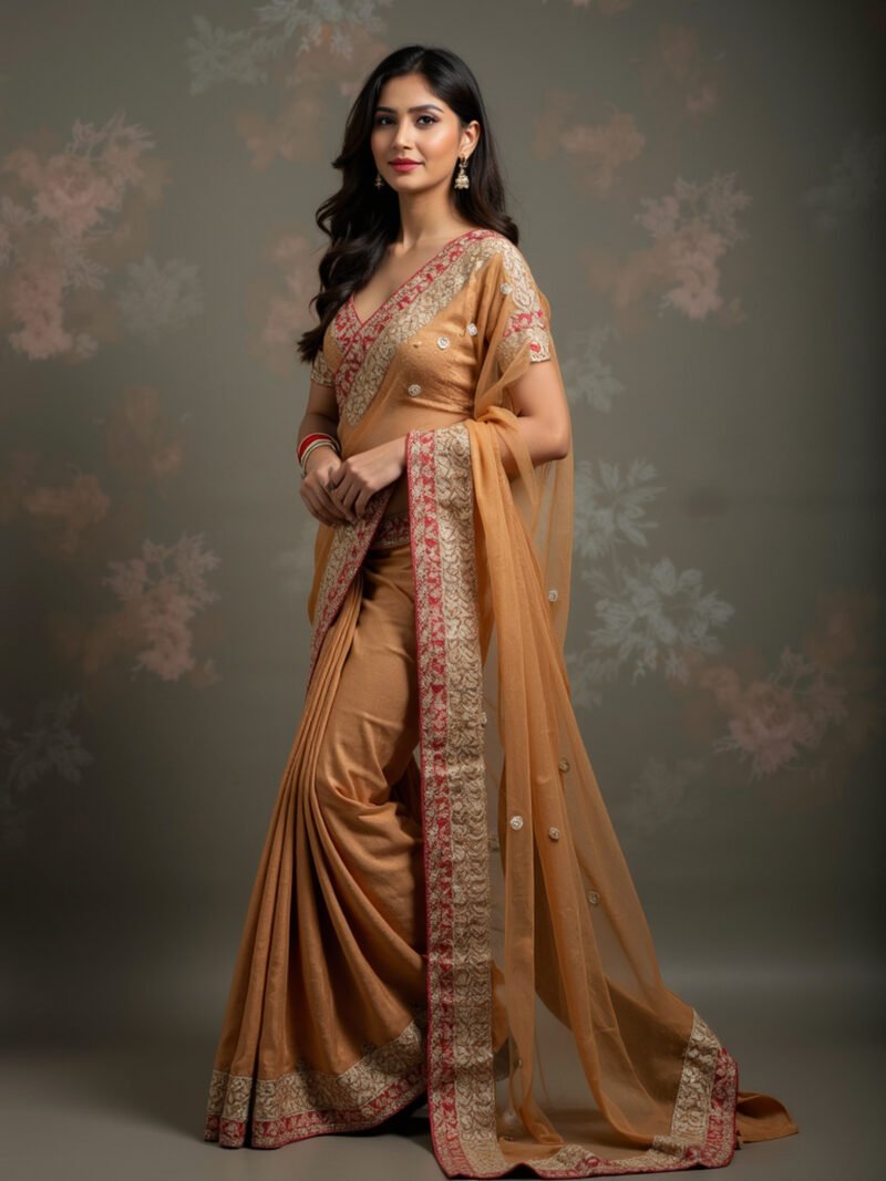 Golden Charm Silk Saree
