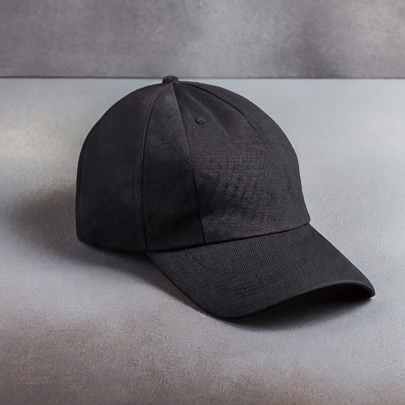 Matte Black Streetwear Cap