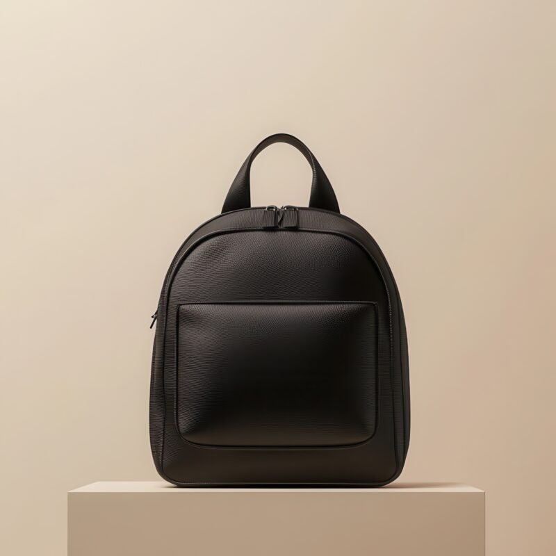 Noir Compact Travel Backpack