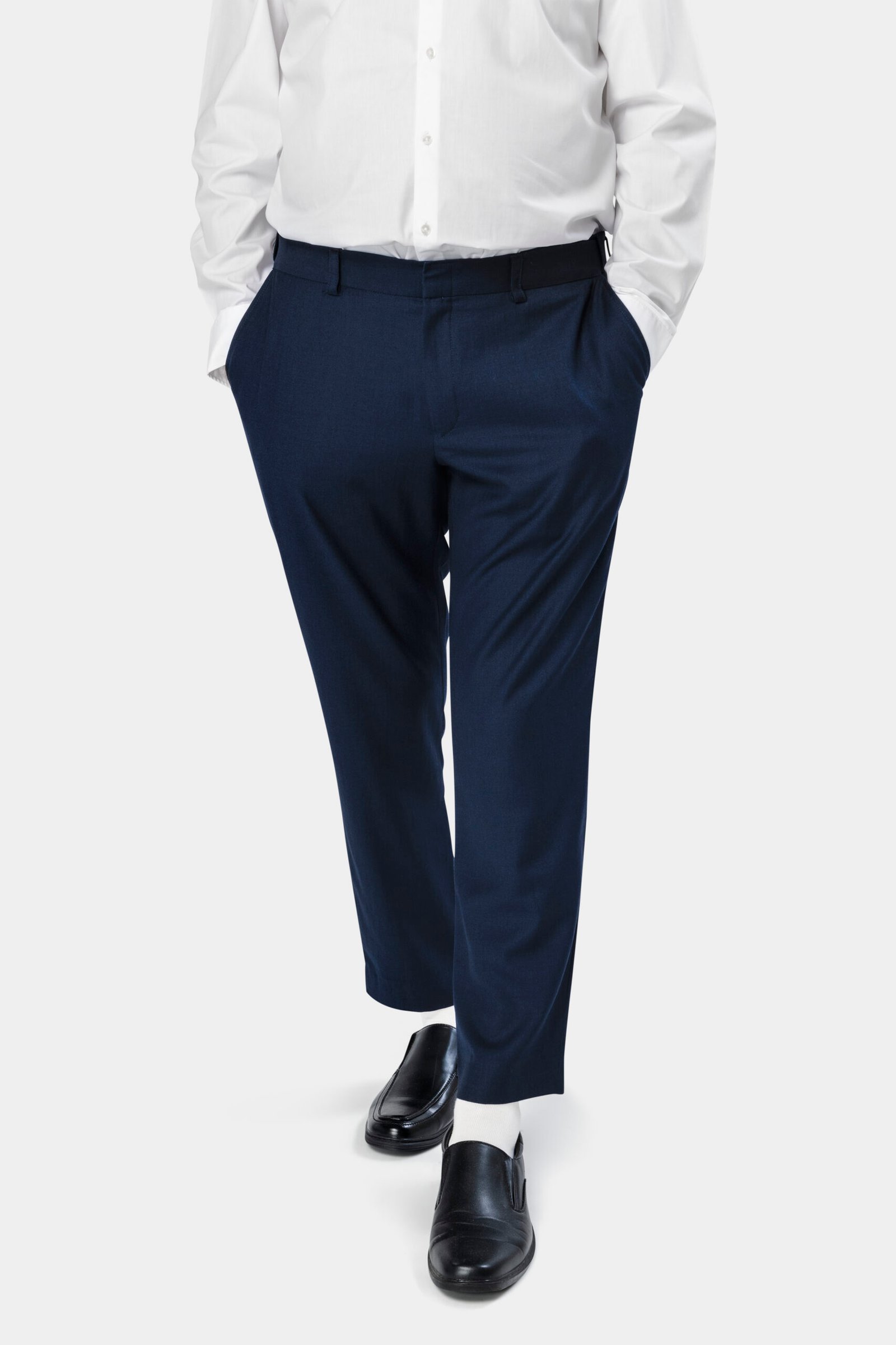 Navy Precision Dress Pants