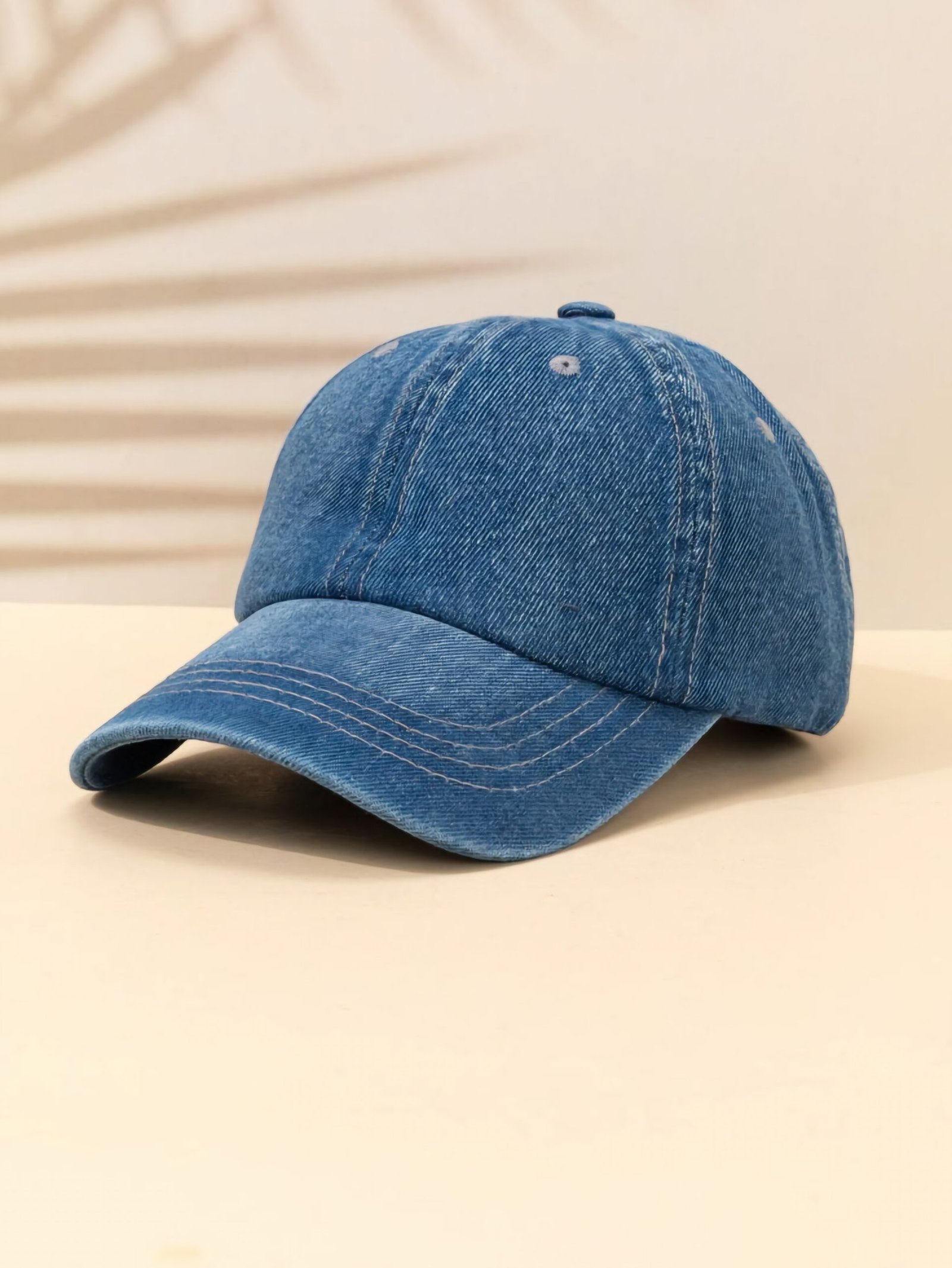 Denim Blue Casual Cap