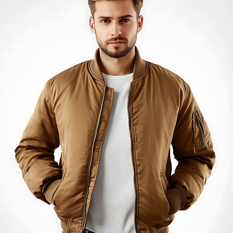 Sandstone Bomber Jacket