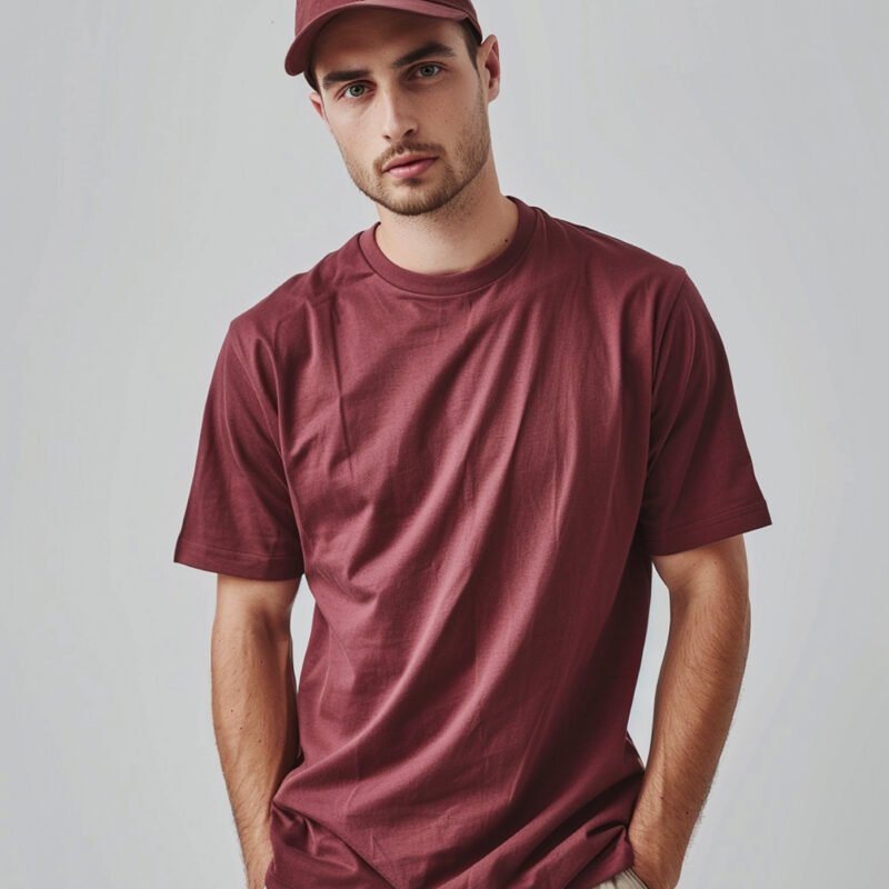 Maroon Standard Fit Tee