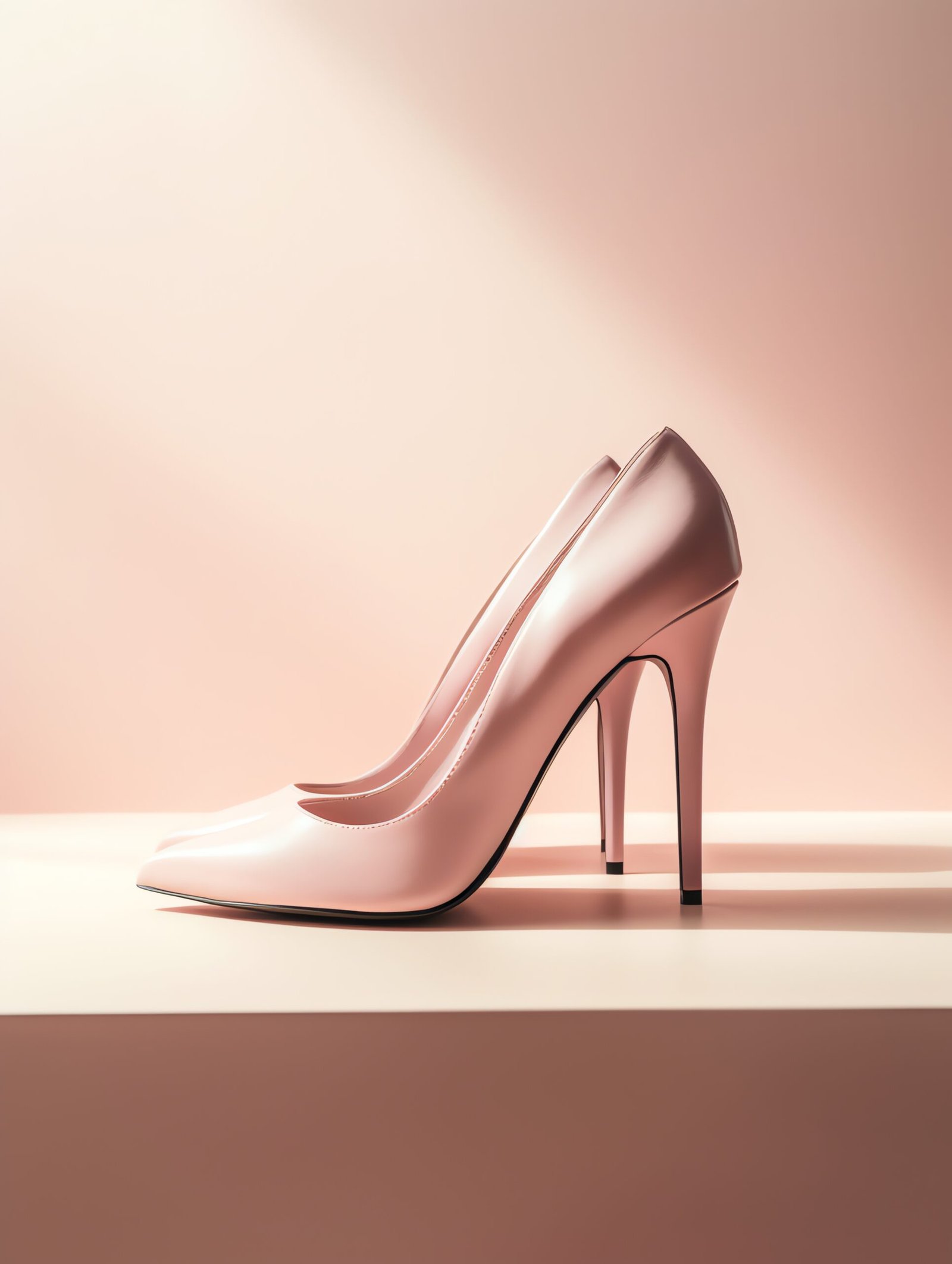 Rose Satin Elevate Heel