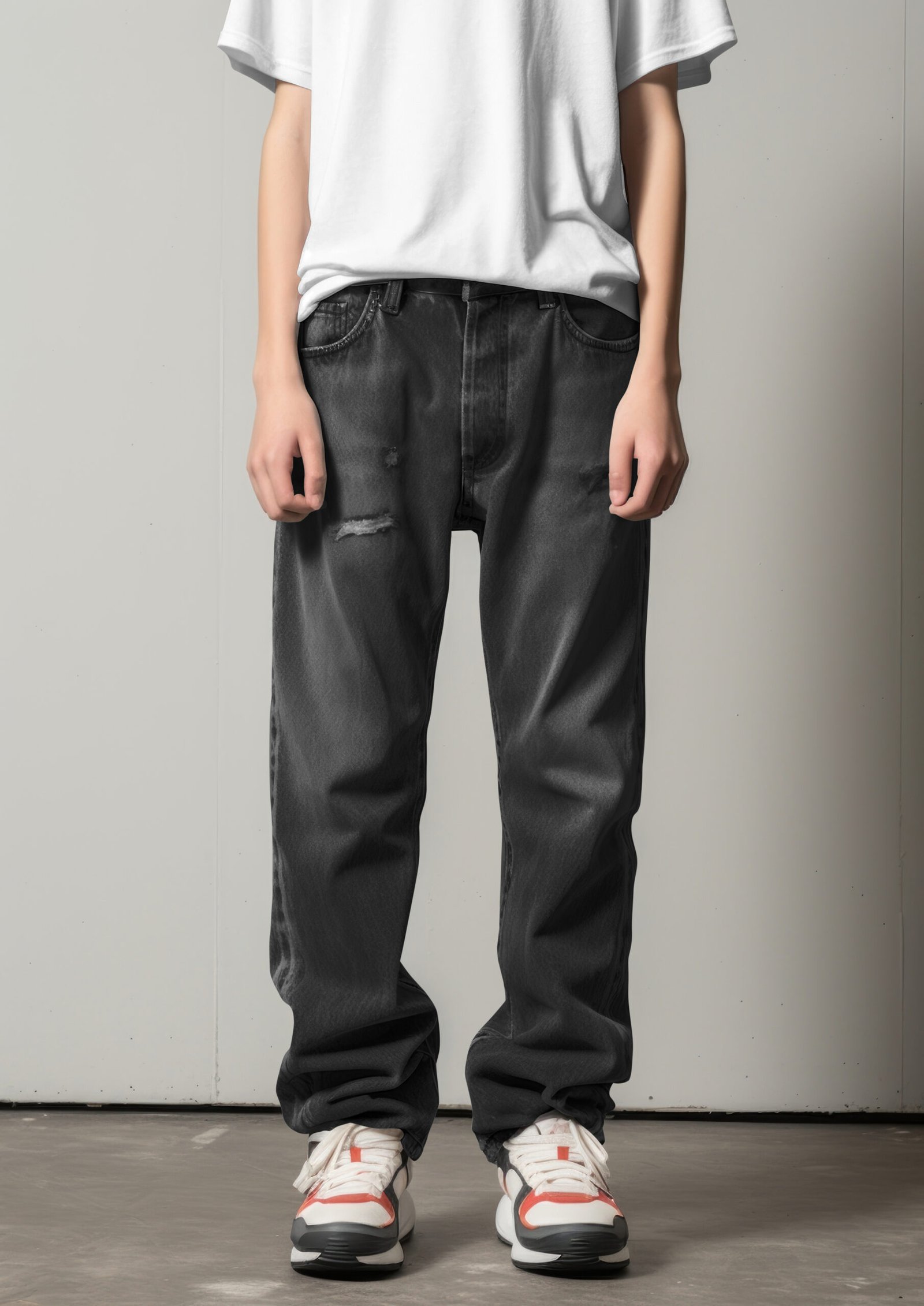 Shadow Fade Loose Denim