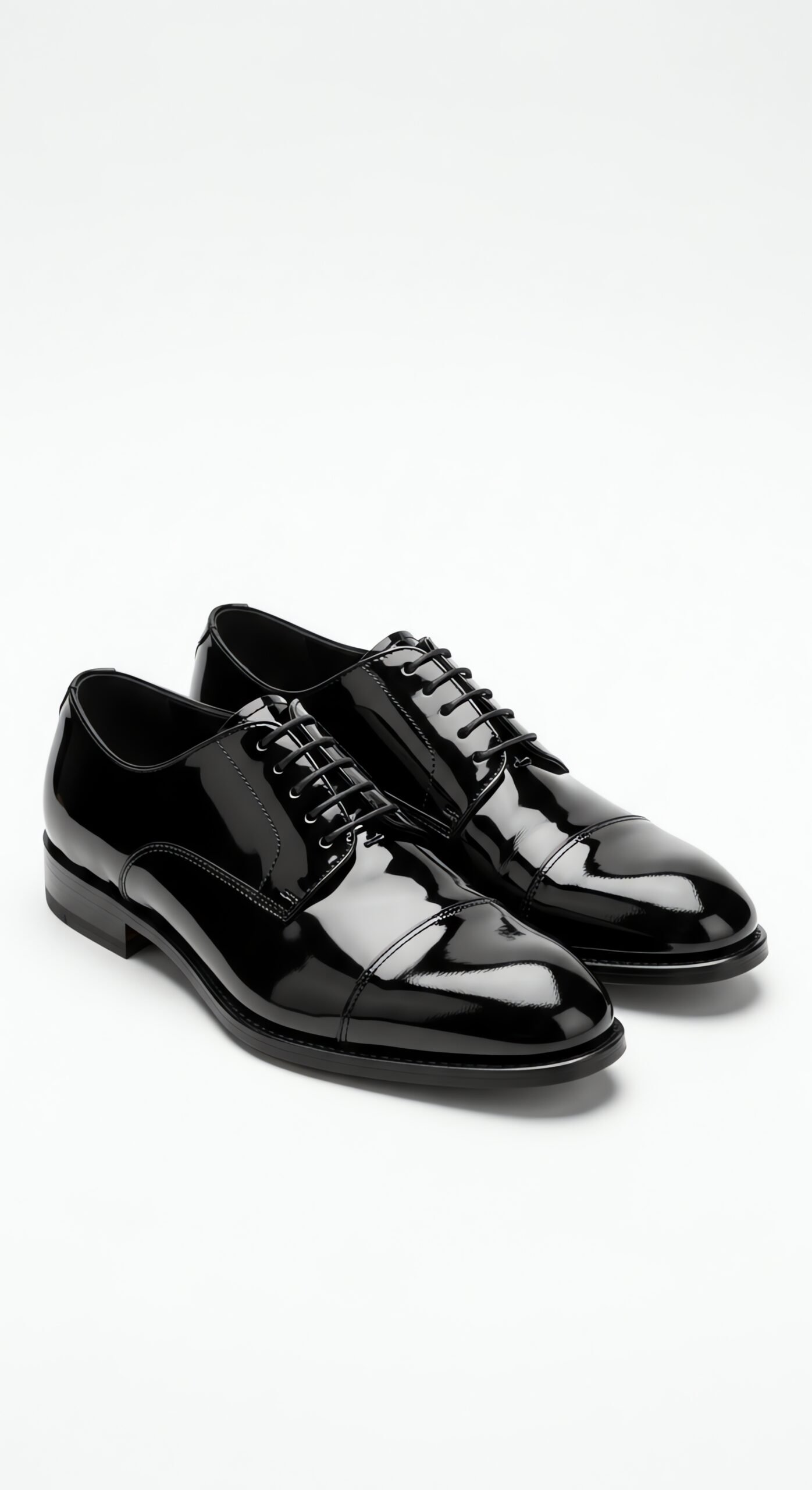 Jet Gloss Patent Derbies