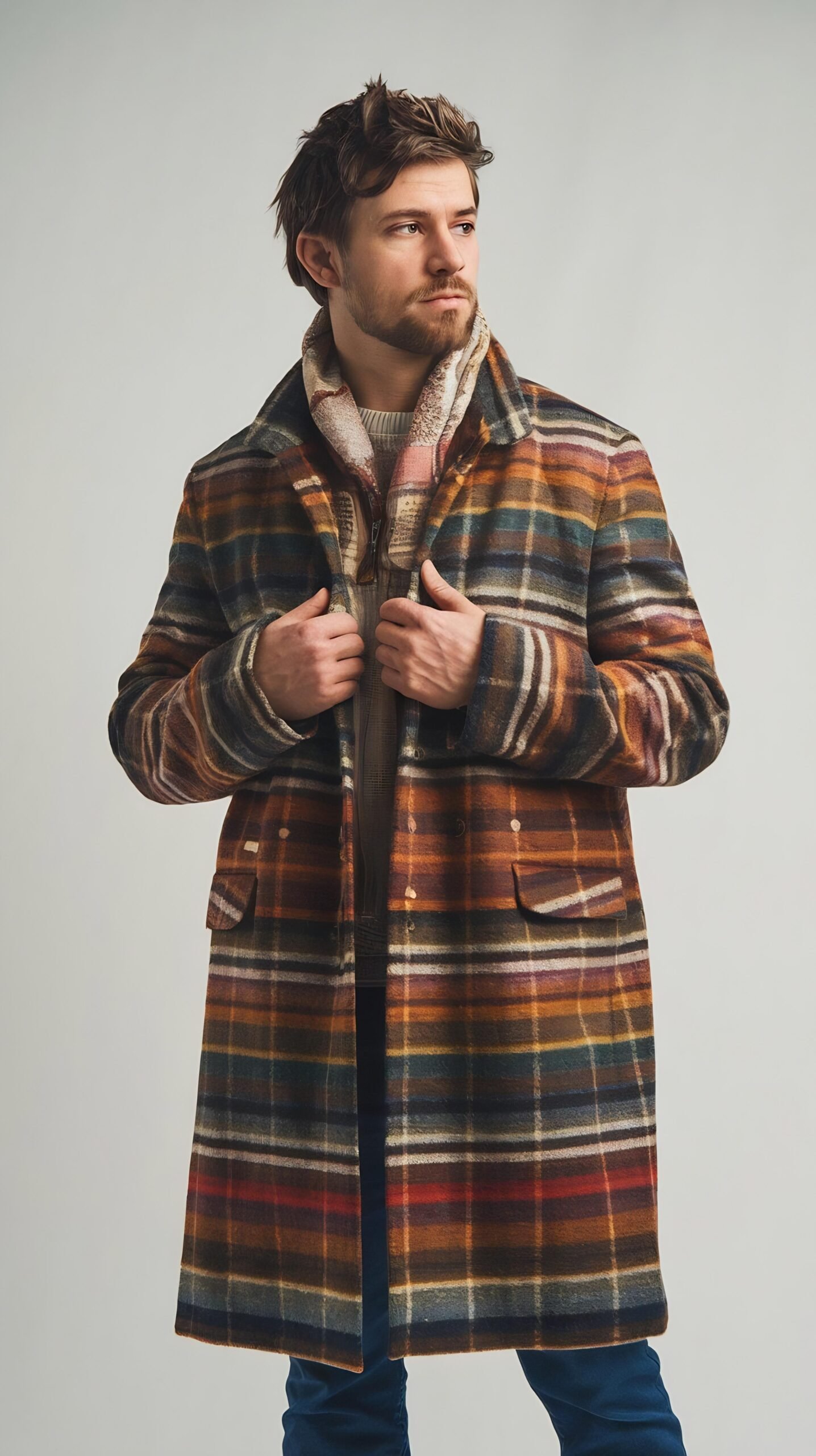 Heritage Plaid Wool Overcoat