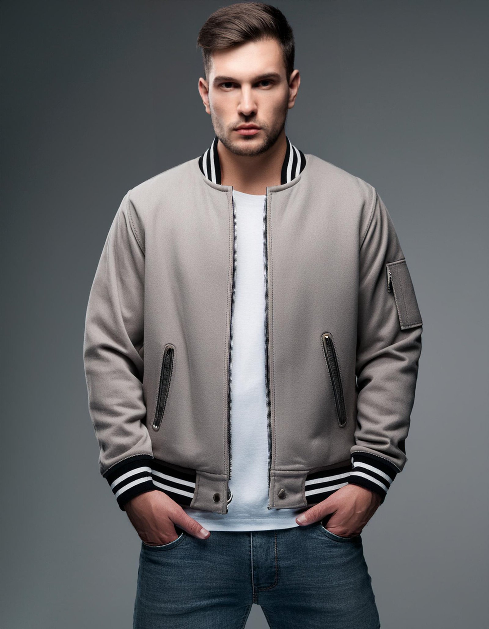 Varsity Edge Bomber Jacket