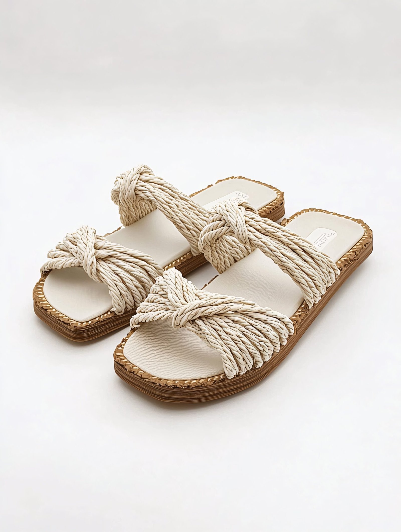 Natural Rope-Knot Summer Sandals
