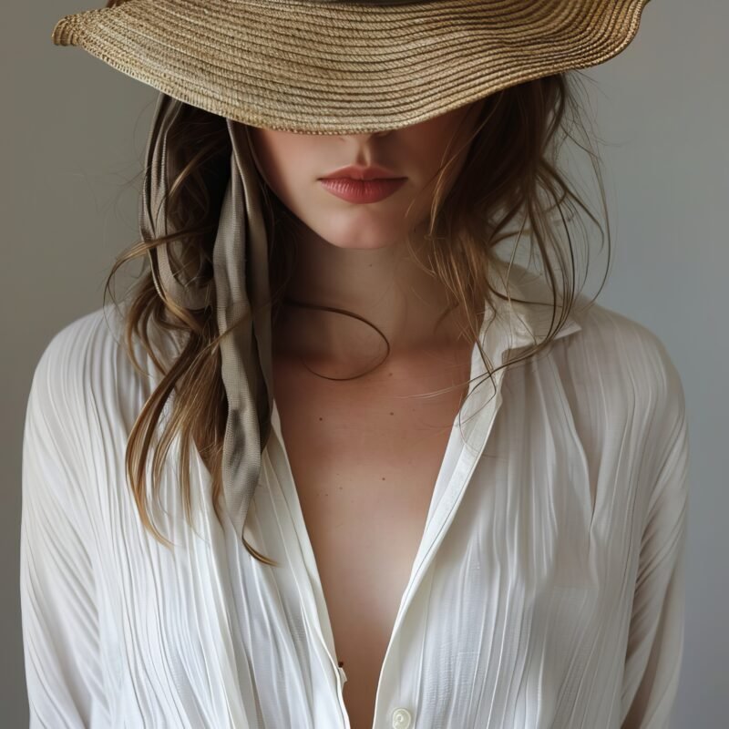 Woven Straw Sun Hat