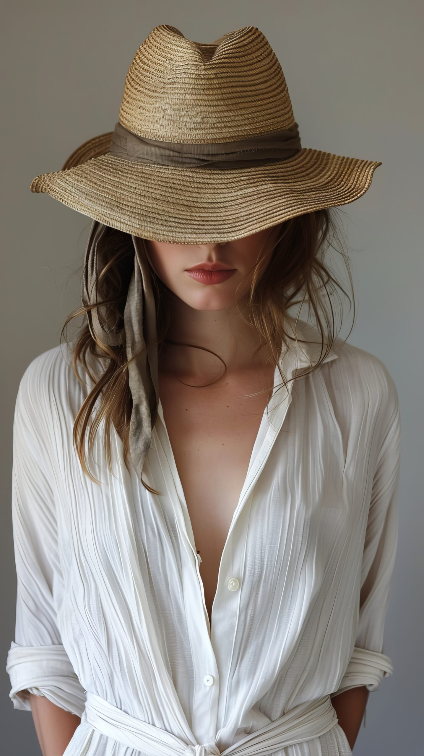Woven Straw Sun Hat