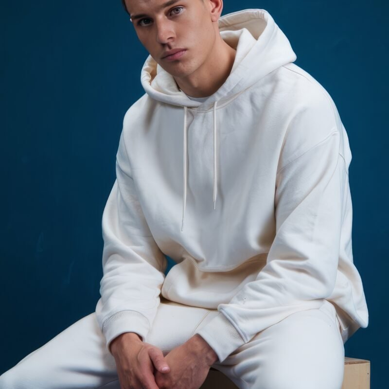 Pure White Luxe Hoodie