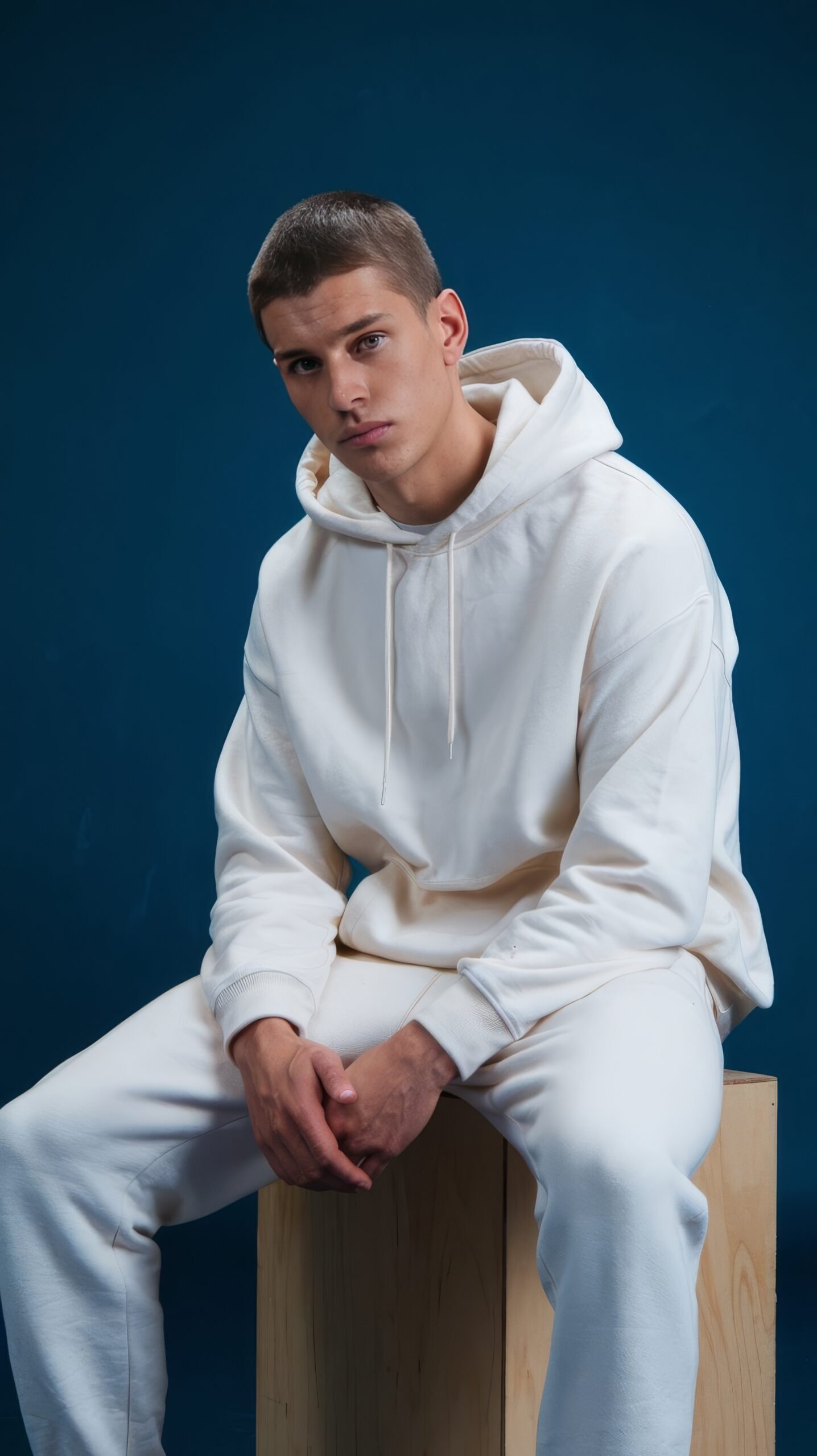 Pure White Luxe Hoodie